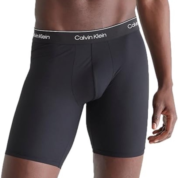 Calvin Klein, Modern Performance Cycle Shorts, Black, Small, #61903542 #NB3542 - Picture 7 of 8